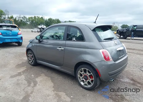 2013 Fiat 500 Sport from USA, damaged, VIN 3C3CFFBR4DT736219